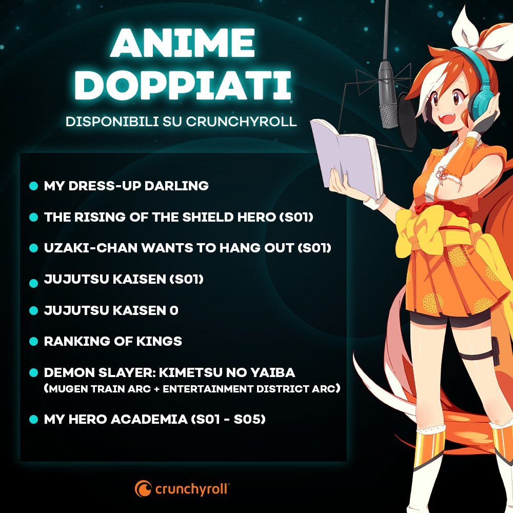 Crunchyroll - Doppiaggi italiani Crunchyroll - Doppiaggi italiani